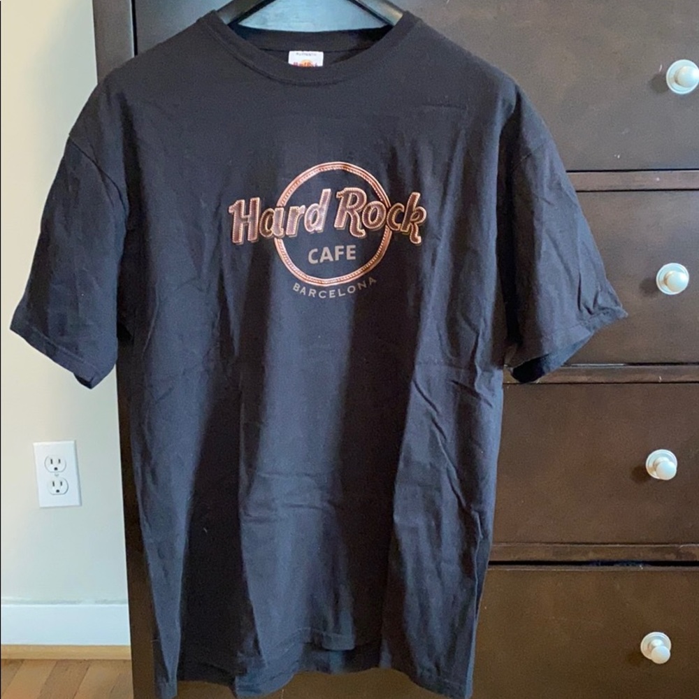 Vintage Hard Rock Cafe T Shirt Black Size Large